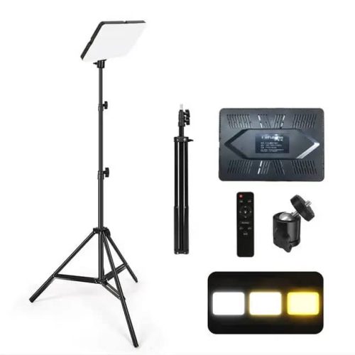 RL-900 Professional LED Panel Video Light with Adjustable Tripod - Image 2