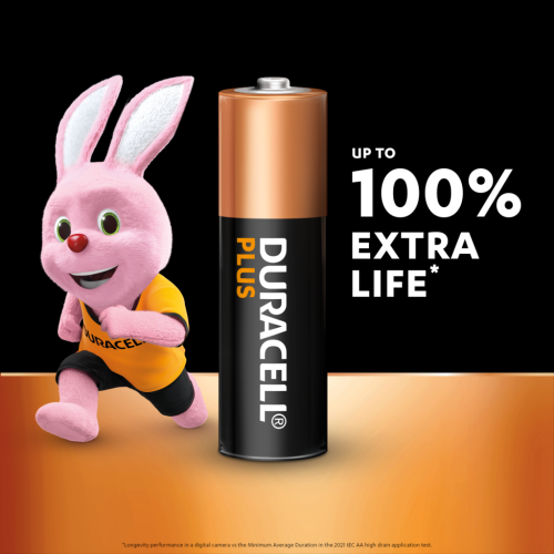 Duracell Plus AA Batteries - Alkaline Power - Image 2
