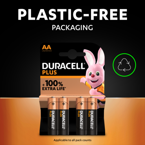Duracell Plus AA Batteries - Alkaline Power - Image 3